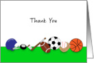 Sports Thank You Card