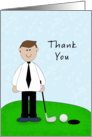 Thank You Golfer Card