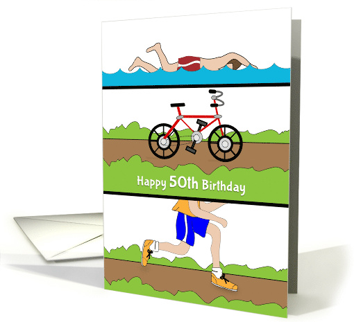 50th Birthday Card for Male... (824975)