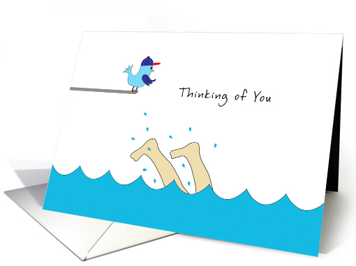 Thinking of You Away at Summer Camp Card-Feet... (826377)