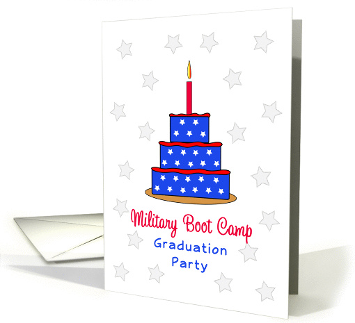Military Boot Camp Graduation Party Invitation with... (847083)