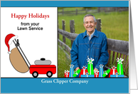 From Grass Cutting Service Customizable Christmas Photo Card