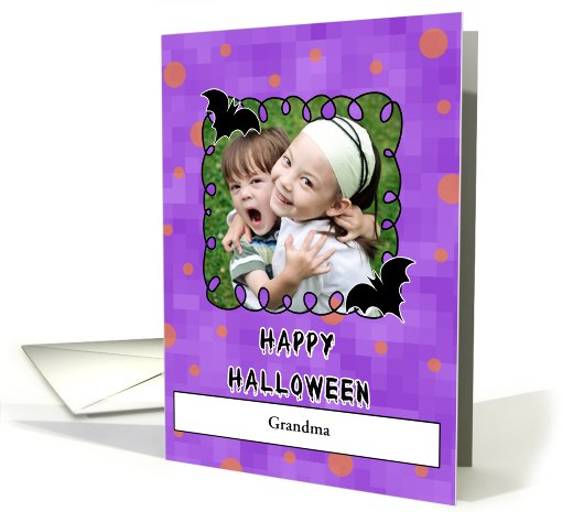 Grandma Halloween Greeting Card Customizable with Bats card (850756)