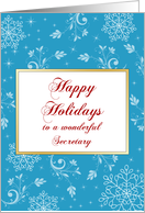 Secretary Christmas...