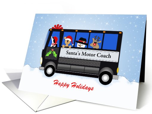 Customomizable Text Christmas Greeting Card from Charter... (874408)