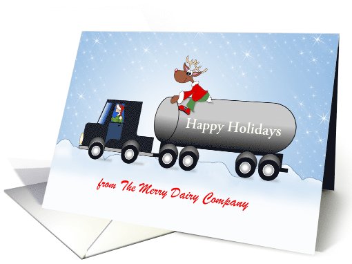 From Milk Tanker Truck Company Greeting... (881140)