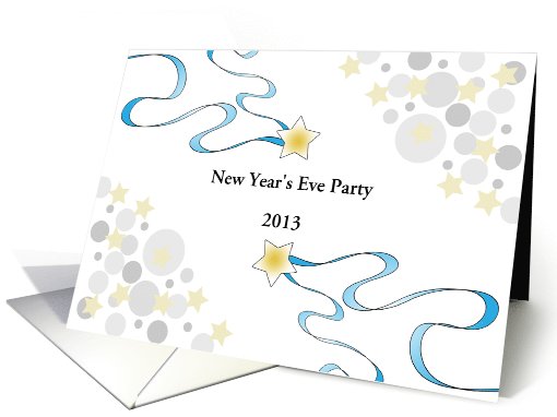 New Years Eve Party Invitation-Stars-Circle... (882010)