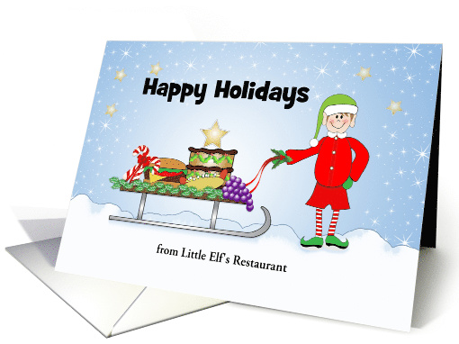 Christmas Card from Catering Company-Elf... (884262)