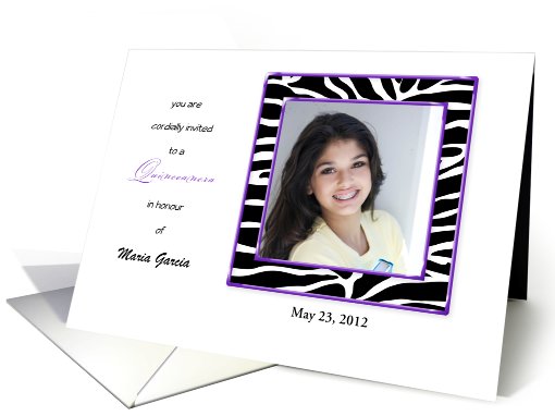 Quinceanera Photo Card Invitation-15th Birthday... (896220)