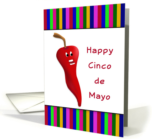 Happy Cinco De Mayo Greeting Cards-Chili Pepper card (920211)