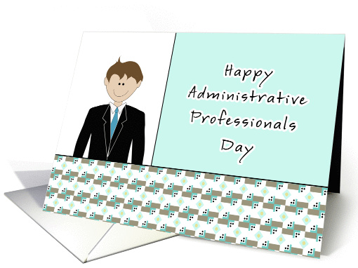 Administrative Professionals Day Greeting Card for Male