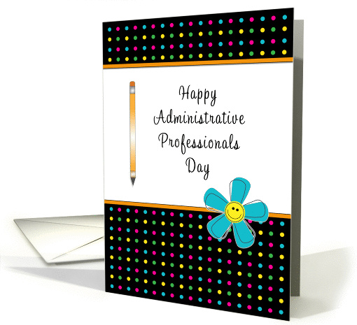 Administrative Professionals Day Greeting CardPencil and