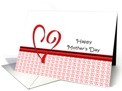 Mother's Day Greeting Card with Open Heart Design card (922459)