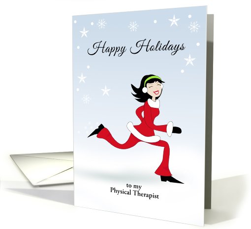 Physical Therapist Christmas Greeting Card-Customizable... (925263)