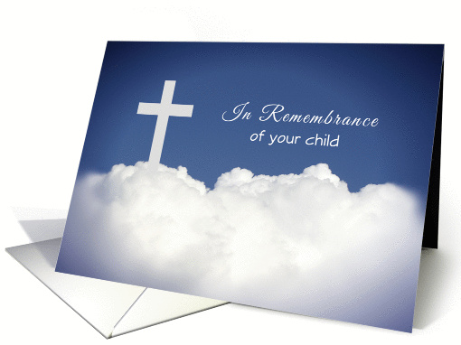 Remembrance Card for Loss of Child on Birthday card (938635)