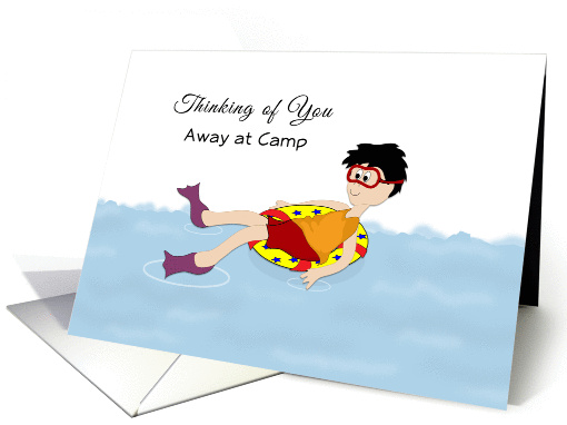 Thinking of You Away at Camp Greeting Card-Boy... (940137)