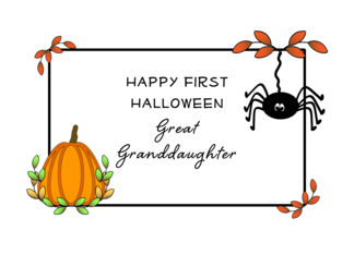 First Halloween Card...