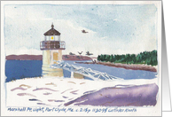 Marshall Point Lighthouse, Port Clyde, Maine card