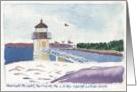 Marshall Point Lighthouse, Port Clyde, Maine card