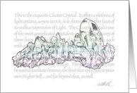 The Crystal Cluster card