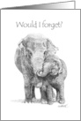 Elephants Never Forget card