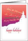 Holiday Messages card