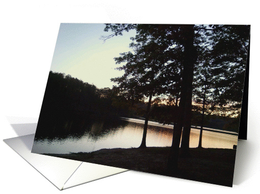 Sunset on the Lake card (303190)
