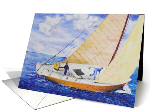 Sailing card (168822)