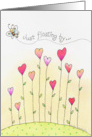 Floating by with Love card