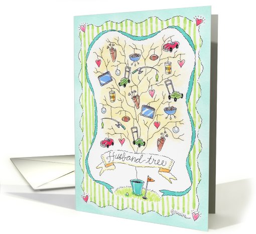 Anniversary / Husband Tree card (614016)