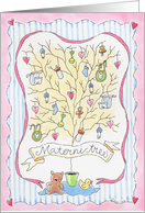 Baby Shower/ Materni -Tree card