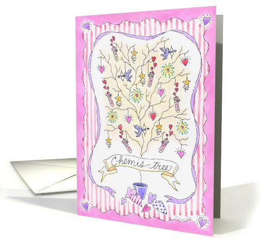 Love Chemis-tree card (614137)