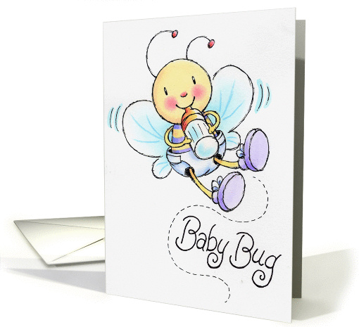 Baby Bug Congratulations card (700539)