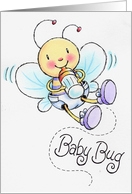 Baby Bug Congratulations card