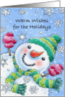 Warm Holiday Wishes card