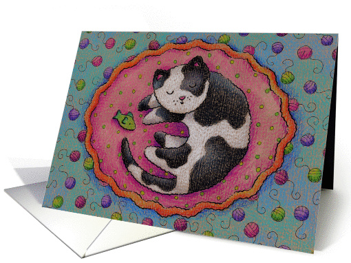 Cat Dreams 3 card (876922)