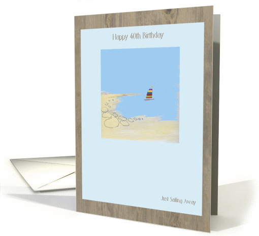 Happy40th  Birthday card (288970)