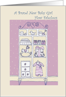 A Brand New Baby Girl( Closet) card