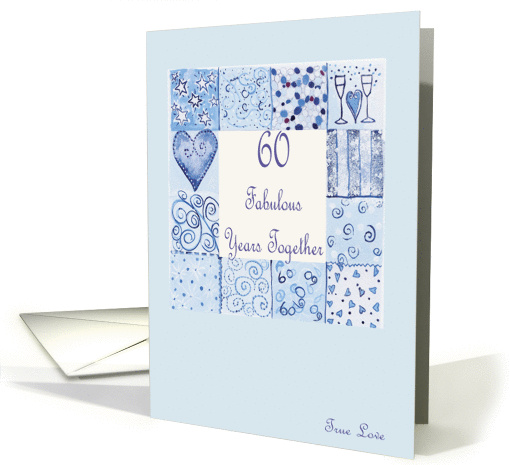 60 Fabulous Years Together card (364564)