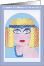 Happy Birthday Groovy Girl card