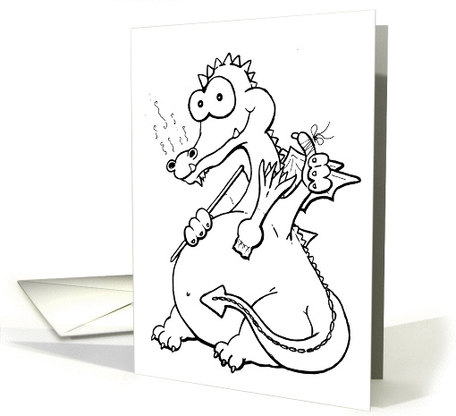 Welsh Dragon card (171039)