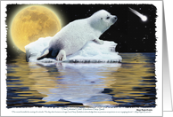 "Celestial Child" Harp Seal card