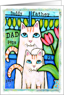 Cat Dad & Kitten Father’s Day Card