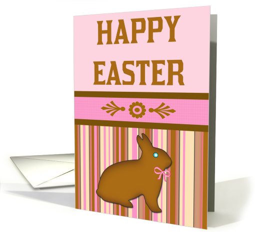 Happy Easter Chocolate Bunny card (399980)