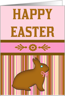 Happy Easter Chocolate Bunny card