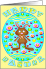Happy Easter Chocolate Bunny 2 card