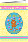 Happy Easter Chocolate Bunny 3 card