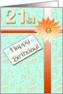 Happy 21 st Birthday card