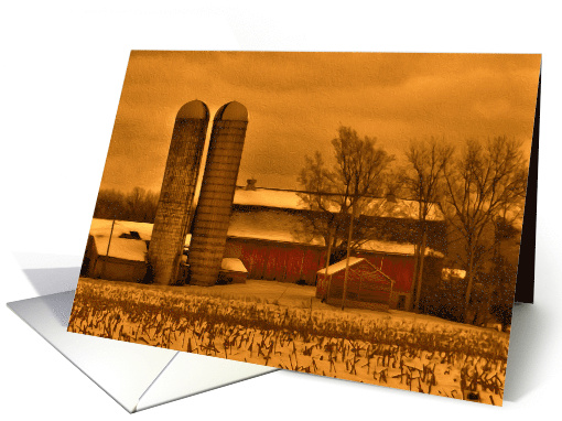 Winter Barns card (1466040)