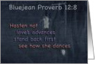 Bluejean Proverbs 12:8 card